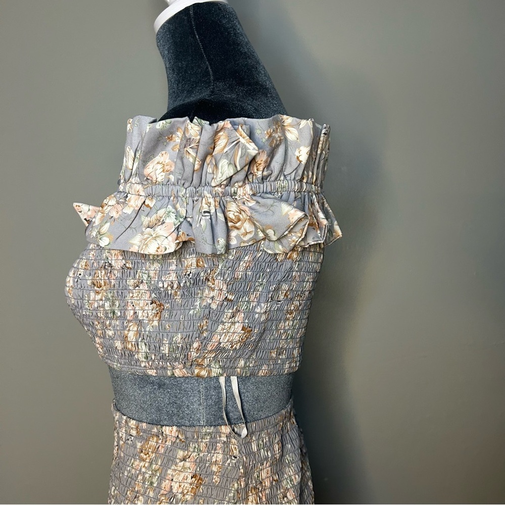 Floral Ruffle Off-Shoulder Dress - Picture 3 of 7
